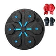 thumbnail image 4 of S SERENABLE Machine de Boxe Intérieure Sports Musique Coussinets de Boxe Gym à Domicile Entraîneur de Boxe Noir Coussin et Gants, 4 of 8