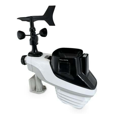 AcuRite Atlas Weather Station with White HD Display for Temperature, Humidity, Wind Speed/Direction with Built-in Barometer (01127M)