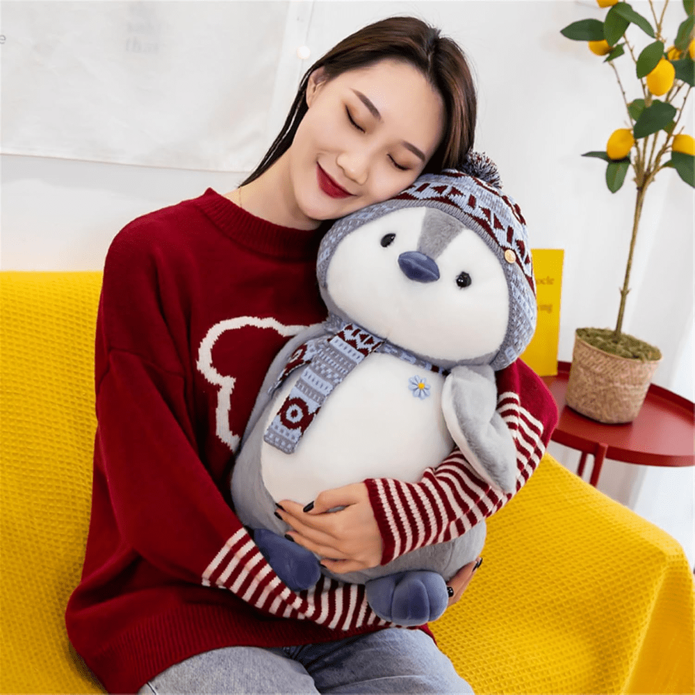 Cute Blue Penguin Plush Toy 7.9 inches, Penguin Plush Toy, Cute Penguin Plush, Penguin Plush, Cute Baby Penguin Stuffed Animal, Soft Penguin Stuff Plush Doll Gift for Kids Girls Boys Girlfriend