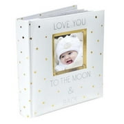 LOVE YOU TO THE MOON AND BACK brag-book photo album 2-up display by Malden - 4x6