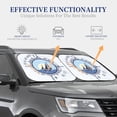 thumbnail image 3 of Kdxio Not All Who Wander Are Lost2 Print 2-Piece Sun Shade Front Windshield - Foldable Car Front Window Sunshades For Most Sedans Suv Truck, 3 of 6