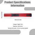 thumbnail image 5 of AIDUCHO Butane Torch Lighter, 6-inch Refillable Pen Lighter Adjustable Jet Flame Butane Lighter for Candles, Grills, Fireplaces, Camping(Gas Not Included)(Red), 5 of 8