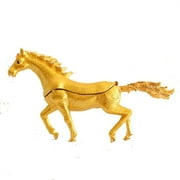 Bejeweled Golden Horse by Feng Shui Import LLC