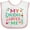White and Pink, variant on Inktastic My Meema Loves Me Girls Girls Baby Bib