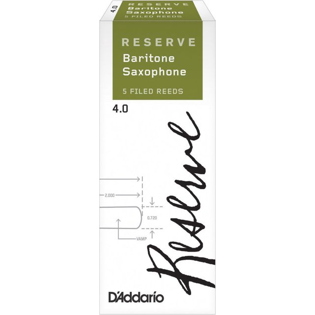 D'Addario Reserve Saxophone Baritone - 4, 5 Boîtes