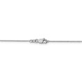 thumbnail image 4 of 10k Or Blanc.65mm Spiga Pendentif Pendentif Collier Chaîne, 4 of 9