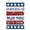 C, variant on God Bless America Stacked Wooden Hanging Sign with Uncle Sam Hat, Distressed Patriotic Wall Decor for 4th of July & Memorial Day