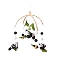 thumbnail image 4 of Cuna de Bebé, Cama Móvil, Campana, Panda, Decoración de Guardería, Accesorios de Fotografía, Sonajero Colgante, 4 of 9