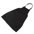 thumbnail image 1 of 5X Unisex 2 Pocket Black Kitchen Apron Bib, One Size in Medium, 1 of 7