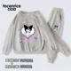 thumbnail image 5 of Sanrios My Melody Kuromi-Conjunto de ropa deportiva para niña, jersey de cuello redondo con estampado de corazón de amor, pantalones informales, Kawaii, cálido, regalo, 5 of 5