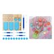 thumbnail image 4 of Herramientas de pintura de 5D bandejas de almacenamiento accesorios s de cajas de almacenamiento de rejillas y bolígrafos de Azul S Soledad Bandejas de pintura de diamantes, 4 of 10