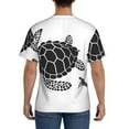 thumbnail image 2 of Naloa Family Of Sea Turtles Men's T-Shirt Sport T-shirt Men's Basic Tee Casual Men's Shirt, Round Neck, Short Sleeves - 3X-Large, 2 of 5