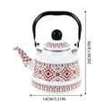 thumbnail image 3 of Klonfd European And Enamel 2.5L Teapot Kettle Enamel Water Boiler For Induction Cooktops (Exclusive For ), 3 of 5