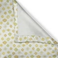thumbnail image 4 of Ambesonne Green Yellow Grommet Curtain Single Panel, Flowers Daisies, 50"x60", Pale Green Yellow, 4 of 5