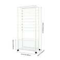 thumbnail image 3 of 16-layer Ribbon Rack with 4 Lockable Universal Wheels Iron Ribbon Organizer Rack Ribbon Storage Holder, 3 of 23