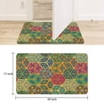 thumbnail image 6 of Bohemian Geometric Diamond Design (3) Door Mat 30 X 17 Inch Welcome Doormat Indoor Outdoor Entrance Floor Mat Non Slip Spring Summer Decor Rubber Mats, 6 of 6