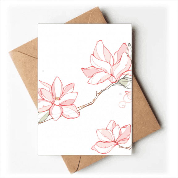 watercolor peach tree flower Greeting Cards You are Invited Invitations