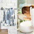 thumbnail image 7 of Elegant Monochromatic FloralsBath Towel 100% Cotton Soft Thick High Absorbency Hand Face Towel Single Pack 16x28in, 7 of 7