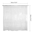 thumbnail image 2 of Cortina De Ducha Cortina De Ducha Impermeable Cortina De Puerta Transparente Para Ducha De Baño Yuarrent HA045531-02, 2 of 6