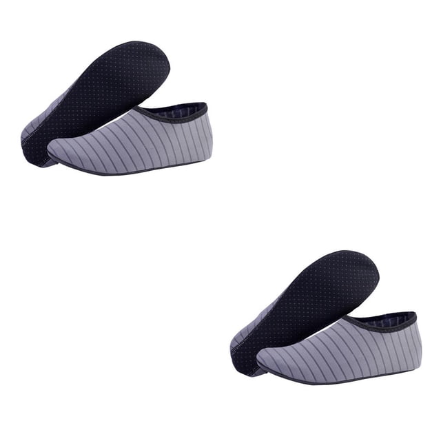 Soidarity 1 par de zapatos de playa antideslizantes de secado rápido calcetines descalzos Surf Drafting Underwater adultos niños gris M Type2 NO2