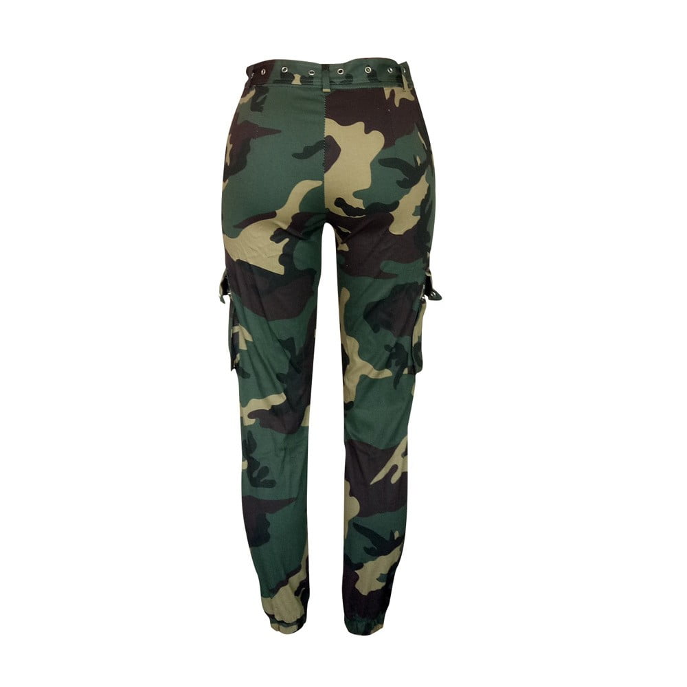 Aayomet Sweat Pants Women's Printed Solid Activewear Jogger Track  Sweatpants,Camouflage S 