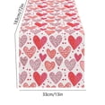 thumbnail image 3 of Valentines Day Table Runners 72 inches Long, Heart Floral Linens Holiday Table Runne for Wedding Dinning Tables Parties Home Decor Table Decorations The Holiday, 3 of 6