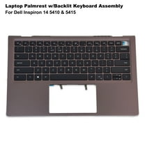 Dell Inspiron 14 5410 & 5415 Laptop Palmrest w/Backlit Keyboard Assembly - 80V38