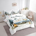 thumbnail image 2 of Erosebridal Kawaii Car Dog Bedding Comforter Set 7 Pieces for Boys Girls,Happy Camping Full Bedding Set for Kids Teens,Microfiber Bedroom Decor, 2 of 6