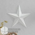 thumbnail image 2 of VHC Brands Patriotic Metal Star Speckled Distressed 18x18, Independence Day Decor, Decorative Wall Hanging, Rustic Farmhouse Decorations, Bright White, Black, 2 of 5