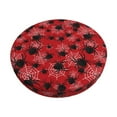 thumbnail image 3 of Picia A Web With A Spider 1 pattern Round Stool Covers Comfy Seat Covers Stretch Removable WashableChair Slipcover Round Bar Chair Cushion Cover-12 inch, 3 of 7