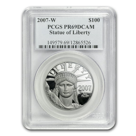 2007-W 1 oz Proof American Platinum Eagle PR-69 PCGS