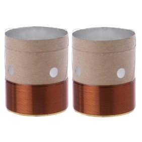 Woofer Voice Coils Bass Speaker Repair Parts 25.5MM Speaker Bass Voice CoilWhite