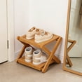 thumbnail image 4 of MKHSQHDG Today's Deals Tier Foldable Shoe Rack Organizer Shelf Space Saving Storage for Entryway Closet Bedroom Corner, 4 of 6