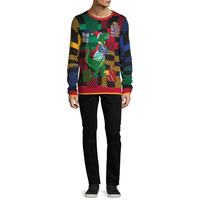 Walmart dinosaur christmas on sale sweater