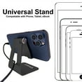 thumbnail image 3 of Pokanic Adjustable Multi-Angle Aluminum Charging Docking Station for Cell Phones and Tablets, Black, 3 of 8