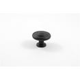 thumbnail image 1 of Bouton de Cabinet Champignon, Noir, 1 of 1