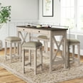 thumbnail image 5 of Miekor Furniture Console Table w/4 Stools 95099, 5 of 5