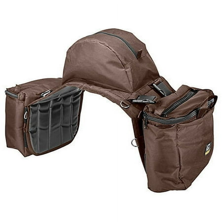 Gatsby Nylon Cooler Saddle Bag w/ Cantle Brown
