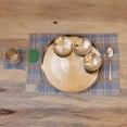 thumbnail image 3 of De Kulture Works Ayurveda Pure Kansa Bronze Dinner Set Platinum Solid Dinnerware Thali Set Gold, 6 Pieces ( 1 Platter, 2 Bowl, 1 Dessert Bowl, 1 Spoon and 1 Tumbler), 3 of 5