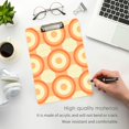 thumbnail image 3 of FORMRS Acrylic Clipboard with Low Profile Clip Standard A4 Letter Size, 12.5" x 9", Orange Circle, 3 of 8