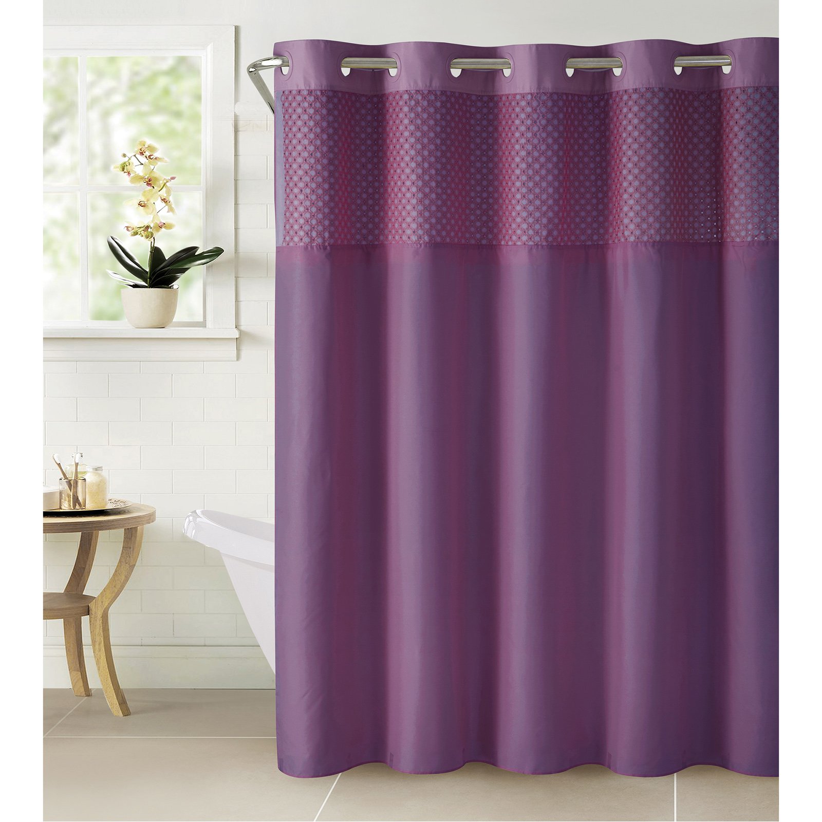 Hookless® Bahamas Eyelets Shower Curtain