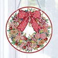 thumbnail image 2 of Corona Pared Diamante 5D DIY Navidad Una Sola Cara, 2 of 9