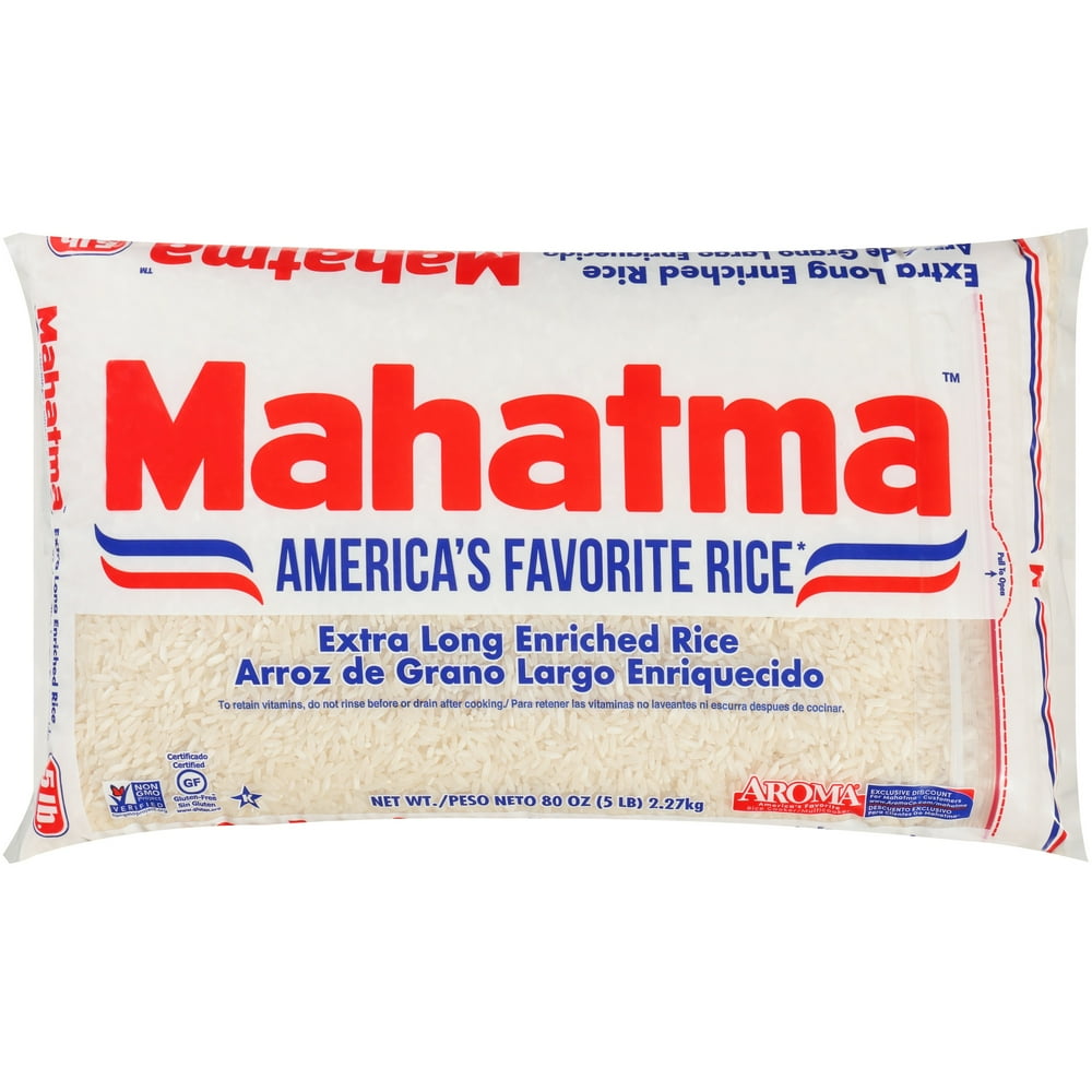 Mahatma Enriched Extra Long Grain White Rice 5 lb Bag