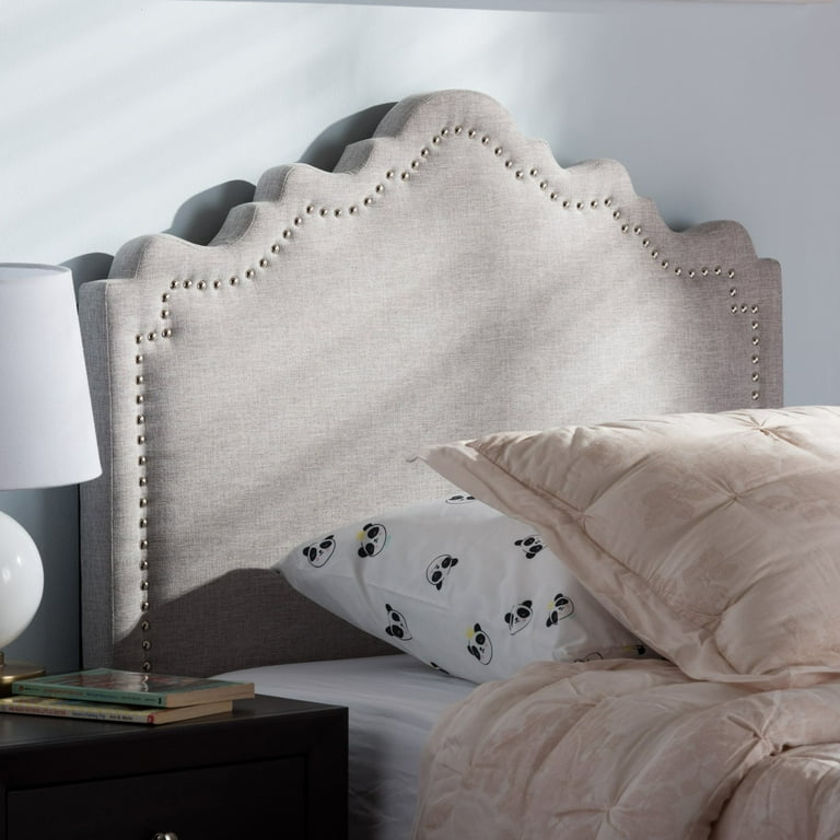 Baxton Studio Nadeen Modern and Contemporary Greyish Beige Fabric Twin Size Headboard Baxton Studio Nadeen Modern and Contemporary Greyish Beige Fabric Twin Size Headboard