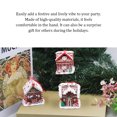 thumbnail image 3 of Baohd Christmas Tree House Ornaments Interesting Festival Pendant Battery-powered Hanging Decor Party Supplies Scene Layout Accessory Type 7, 3 of 8