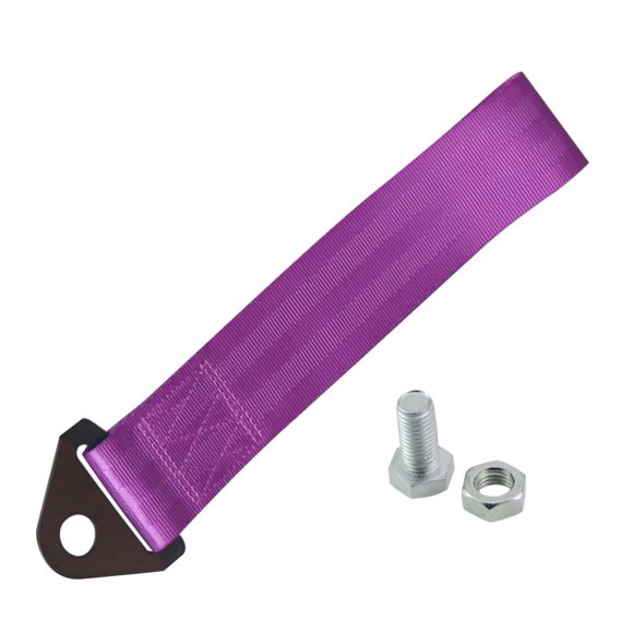 Cuerdas de remolque de alta resistencia, cuerda de remolque para automóvil, equipo de cuerda de tracción para automóvil, decoración de parachoques delantero