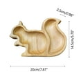 thumbnail image 3 of RuiJiao Unique Wooden Snack and Aperitif Board - Solid Wood Cheese and Charcuterie Board with Squirrel Design, Ideal for Home and Entertaining, 3 of 9
