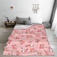 thumbnail image 5 of Pofeuu Fox Print Ultra-Soft Micro Fleece Blanket,for Bed Or Sofa,All Season Throw Blankets Flannel Blanket-60"x50", 5 of 7
