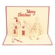 thumbnail image 3 of Tarjeta de felicitación Sincero Papel decorativo castillo navideño tridimensional Con sobre, 3 of 10