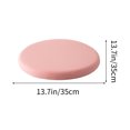 thumbnail image 2 of Darzheoy Memory Foam Seat Cushion Anti-Slip Soft Round Stool Cushion Chair Pad 14 Inch, 1Count, 2 of 6